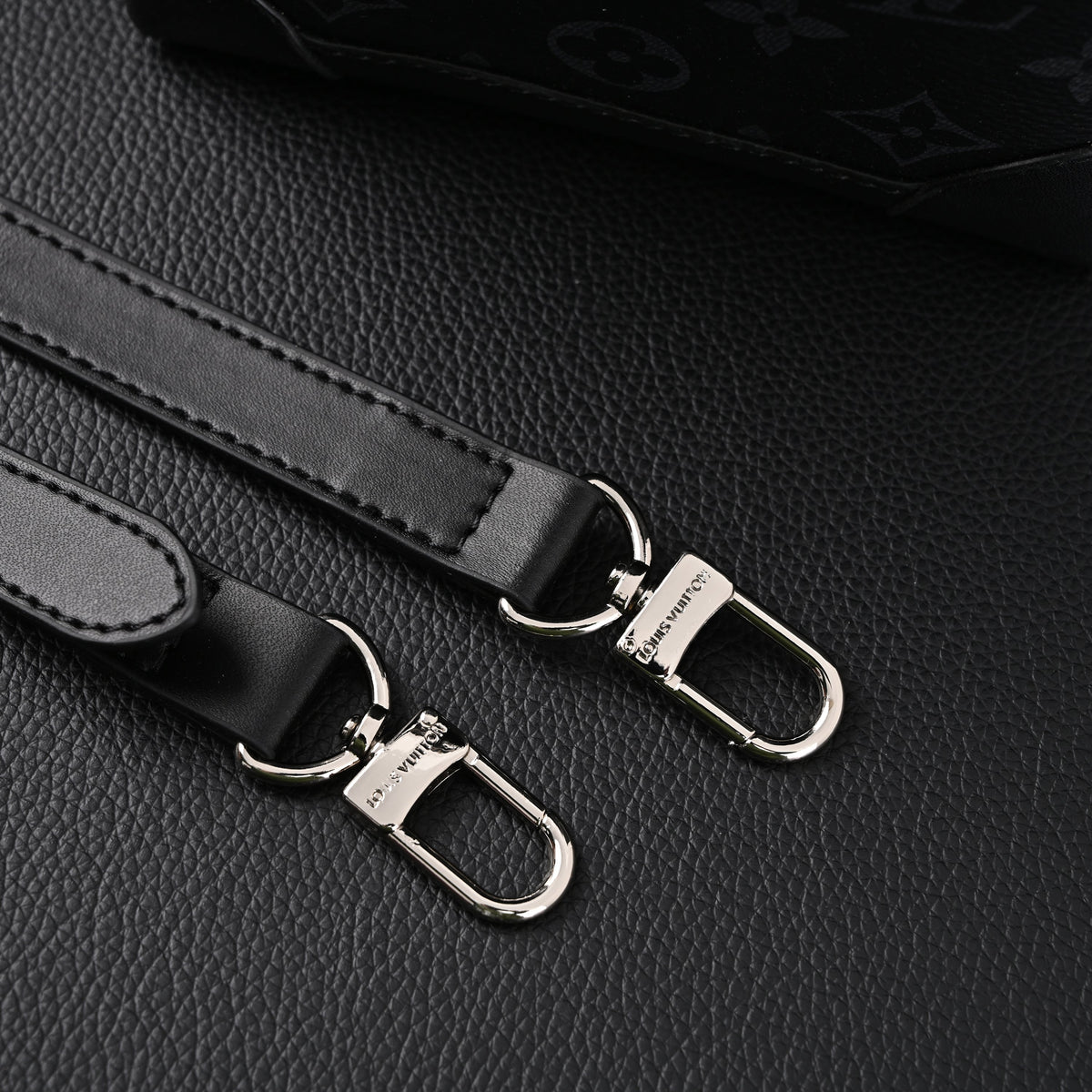 Louis Vuitton Soft Trunk Messenger – Monogram Eclipse Canvas with Silver Chain